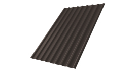 Профнастил С20R 0,5 Satin RR 32 темно-коричневый