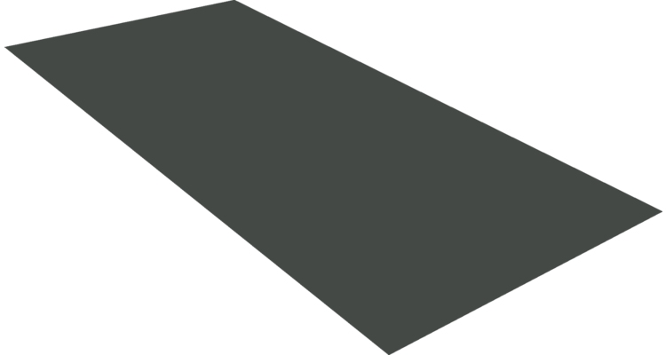 Плоский лист 0.5 GreenCoat Pural BT, matt с пленкой RR2H3 (RAL 7016 антрацитово-серый)