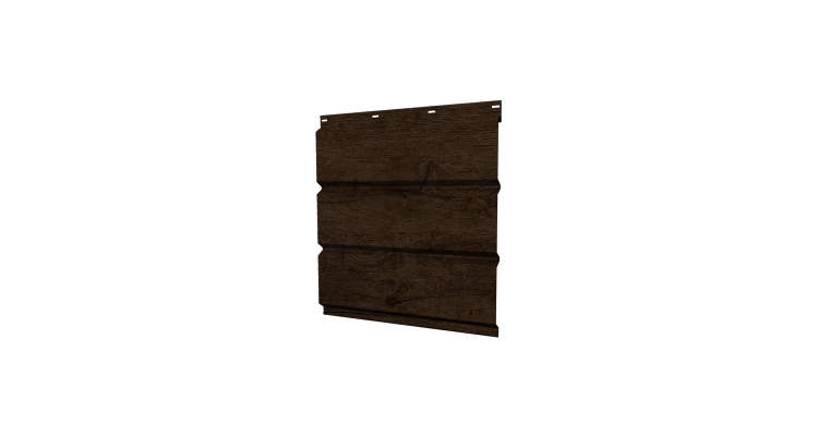Софит металлический полная перфорация 0,45 Print Elite с пленкой Antique Wood TwinColor