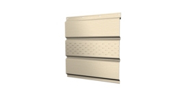 Софит металлический центральная перфорация 0,45 Print Elite с пленкой Milky Wood TwinColor