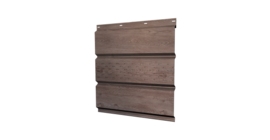 Софит металлический центральная перфорация 0,45 Print Elite с пленкой White Wood TwinColor