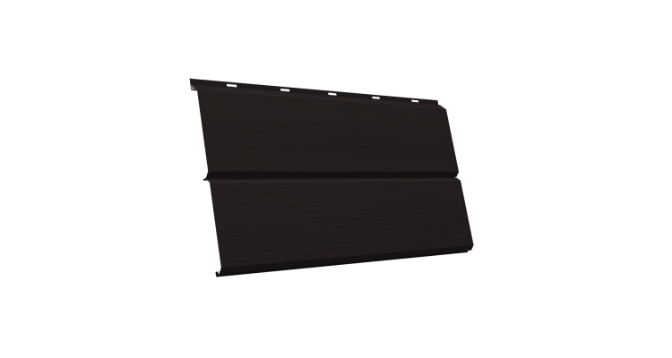 ЭкоБрус 3D 0,345 GL 0.5 Satin с пленкой RAL 9005 черный