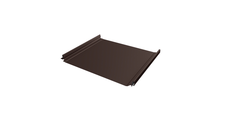 Кликфальц Pro Grand Line 0,5 Drap TX с пленкой на замках RAL 8017 шоколад