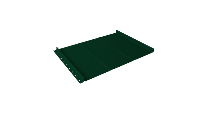 Кликфальц Line Grand Line 0.45 Drap ST с пленкой на замках RAL 6005 зеленый мох