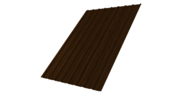 Профнастил С10A 0,45 Print Elite Choco Wood TwinColor
