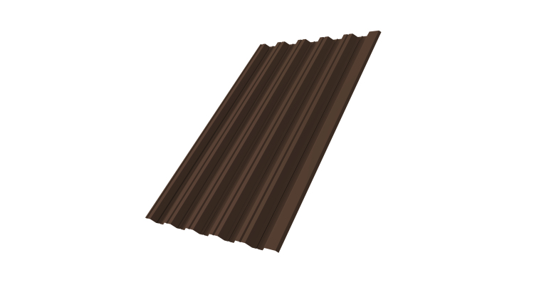 Профнастил HC35R Grand Line 0,5 PurPro RAL 8017 шоколад