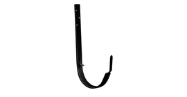 Крюк длинный Optima 125мм RAL 9005 черный