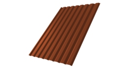 Профнастил С20А 0.5 Satin RAL 3009 оксидно-красный