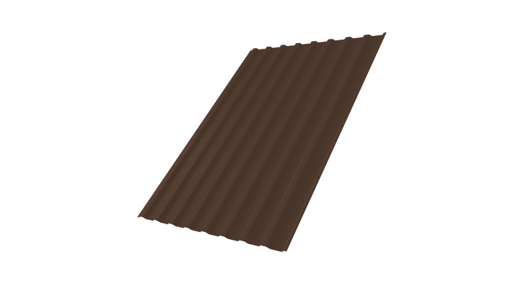 Профнастил С20В 0,7 PE RAL 8017 шоколад