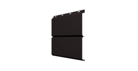 ЭкоБрус 0,345 GL 0.45 Drap ST RAL 9005 черный