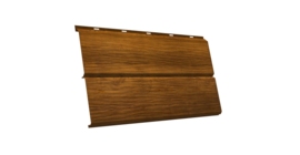 ЭкоБрус 3D 0,345 GL 0.45 Print-Double Elite с пленкой Golden Wood