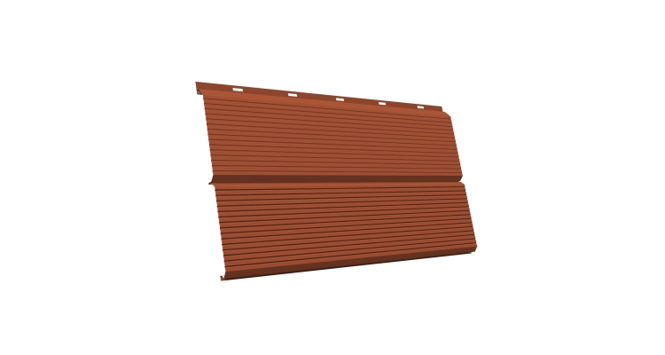 ЭкоБрус 0,345 Gofr GL 0.45 PE RAL 8004 терракота