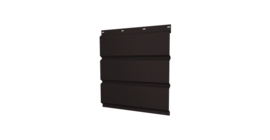 Софит металлический полная перфорация 0,5 Satin Matt TX с пленкой RAL 9005 черный