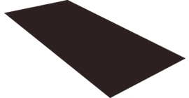 Плоский лист 0.5 Velur X RAL 9005 черный
