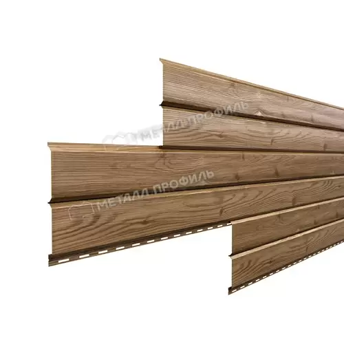 Сайдинг Металл Профиль Lбрус-15х240 (ECOSTEEL_T-01-Кедр-0.5)