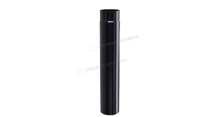 Труба водосточная Металл Профиль PURMAN BLACK EDITION D100х3000 RAL 9005