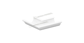 Угол желоба наружный Металл Профиль Foramina PUR D125 RAL 9010