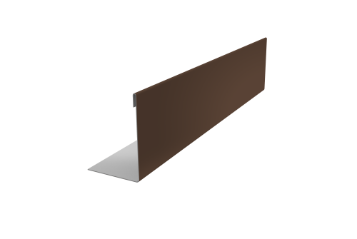 Нащельник 125 Texas 25х35 0,5 Satin Matt RAL 8017 шоколад (L1,5)