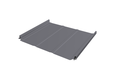 Кликфальц Pro Line Grand Line 0,5 PE с пленкой на замках RAL 7004 сигнальный серый