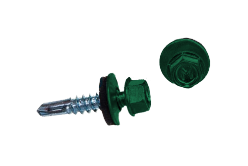 Саморез по металлу Daxmer 5,5х25 RAL 6029 (250) сверло №3