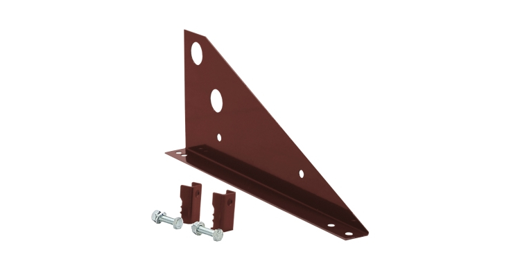Кронштейн снегозадержателя для фальцевой кровли Optima RAL 3009