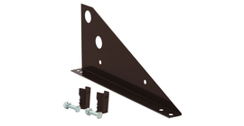 Кронштейн снегозадержателя для фальцевой кровли Optima RAL 8017