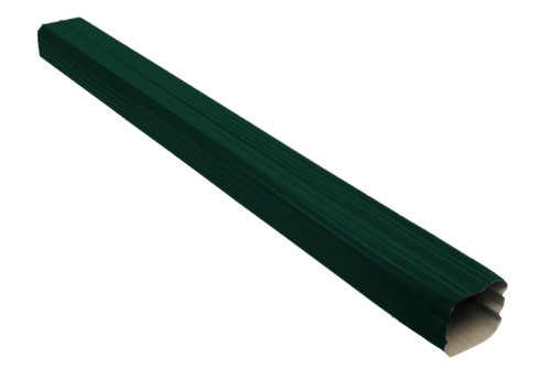 Труба прямоугольная Vortex 1м RAL 6005 зеленый мох